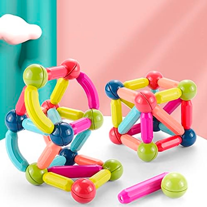 Juego Bolas-Varillas Magnéticas