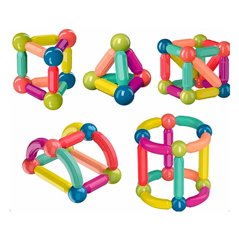 Juego Bolas-Varillas Magnéticas